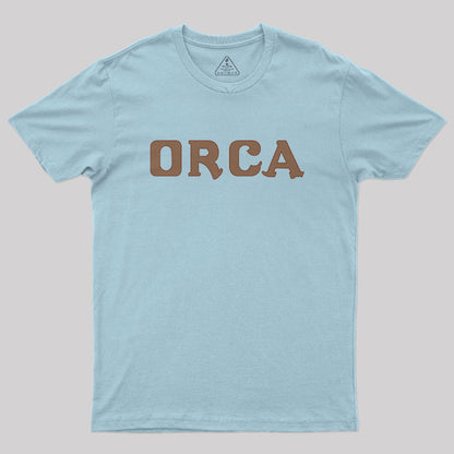 Jaws Orca Signage Geek T-Shirt