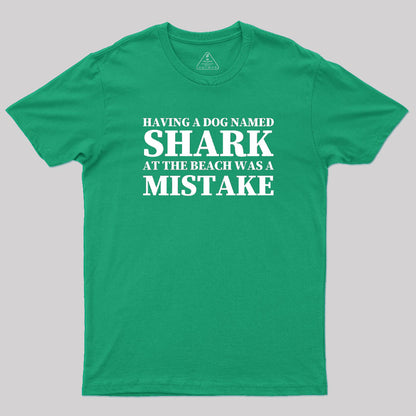 Dark Humor Dog Shark T-Shirt