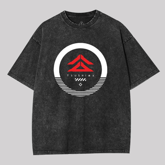 Honor Tsushima Geek Washed T-shirt