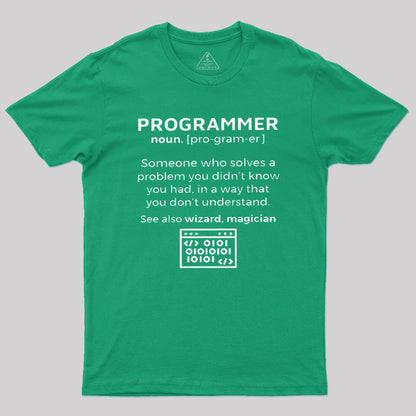 Funny Programmer Definition T-Shirt