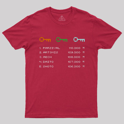 Ready Player One Leaderboard T-Shirt