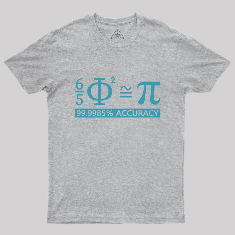 Approximate Relationship Between Π and Φ T-Shirt