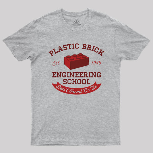 Plastic Brick Engineering School T-Shirt