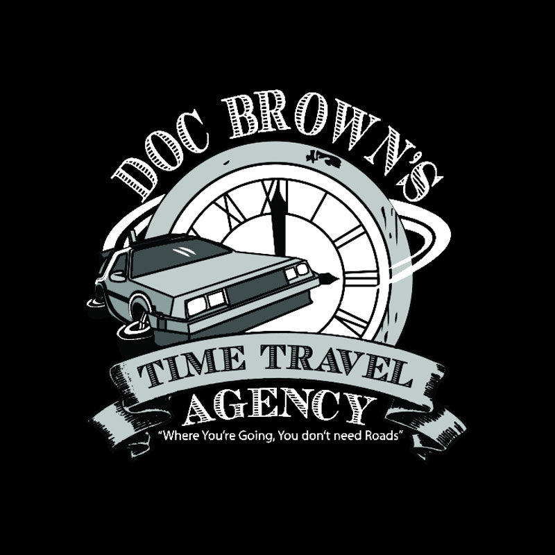 Doc Brown's Time Travel Agency Geek T-Shirt