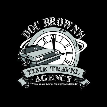 Doc Brown's Time Travel Agency Geek T-Shirt