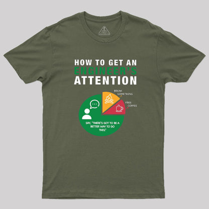 How To Get An Engineer's Attention T-Shirt