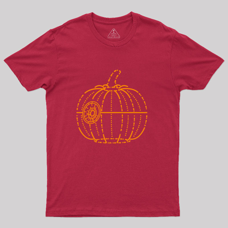 Pumpkin Death Star Halloween T-Shirt