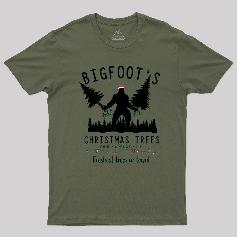 Bigfoot's Christmas Trees T-Shirt