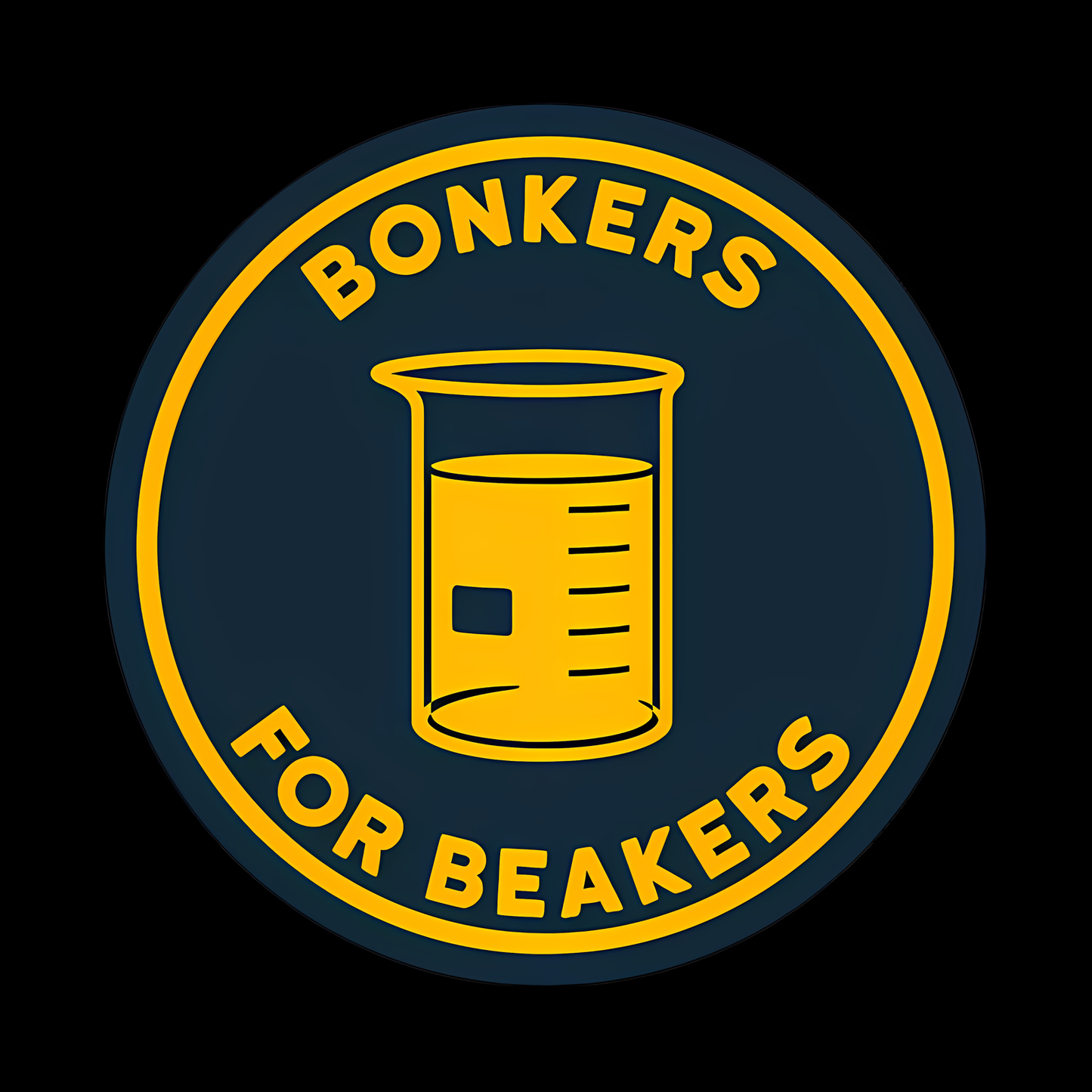 Bonkers for Beakers Sticker Geek T-Shirt