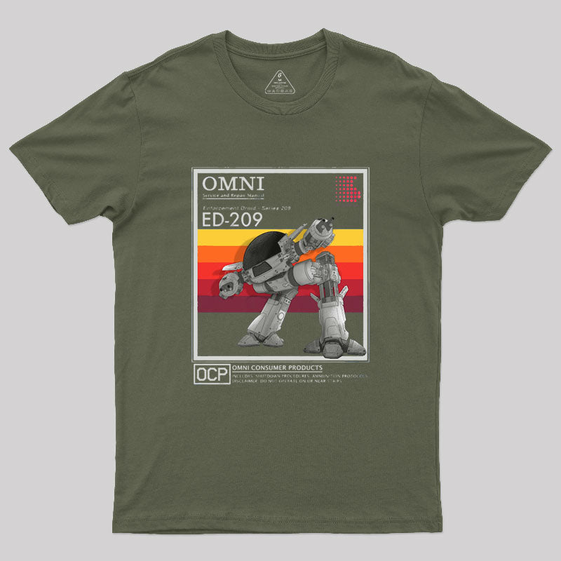 ED-209 Service and Repair Manual T-Shirt