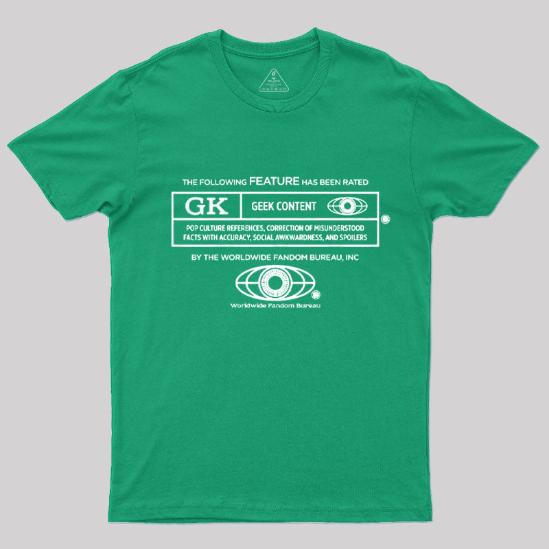 Rated Geek T-Shirt