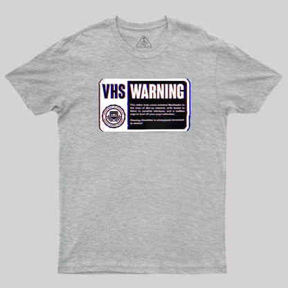 VHS Nostalgia Warning T-Shirt