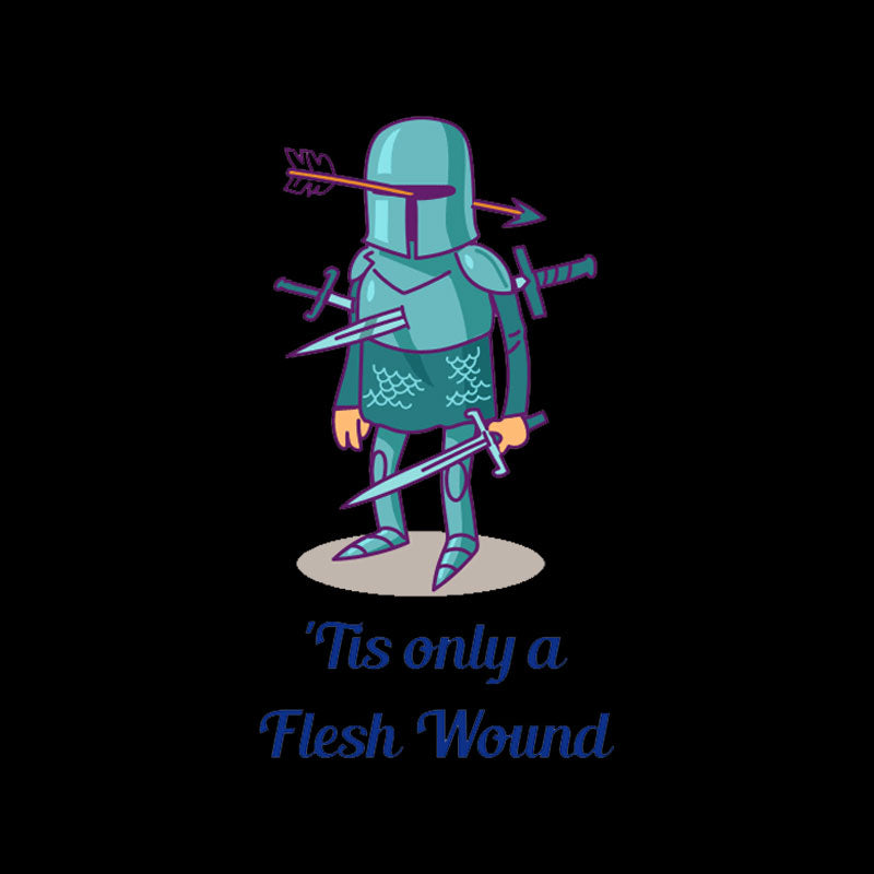 Tis only a Flesh Wound Geek T-Shirt