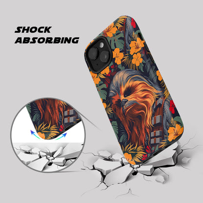 Chewbacca Flowers and Trees From Geek Phone Case