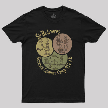 Sir Bedeveres Science Camp Geek T-Shirt