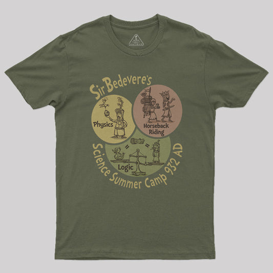 Sir Bedeveres Science Camp Geek T-Shirt