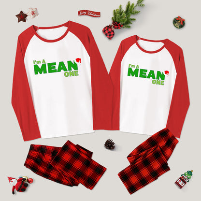 I'm a Mean One Family Christmas Pajama Sets