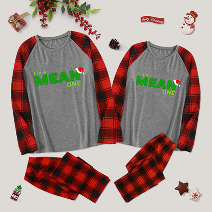 I'm a Mean One Family Christmas Pajama Sets