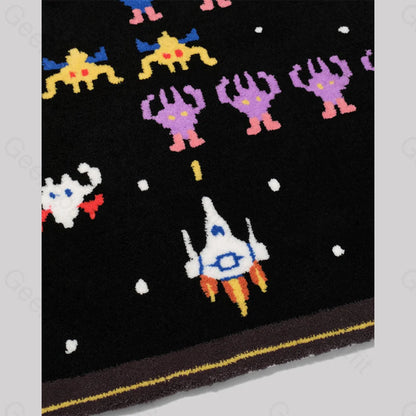 8 Bit Fighter Funny Imitation Wool Rug