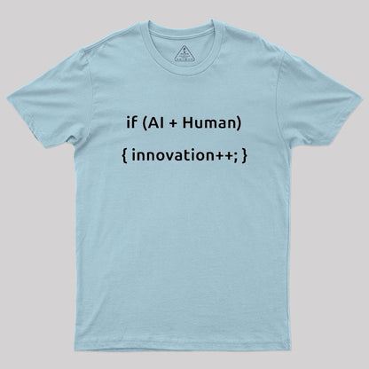 AI And Human Geek T-Shirt