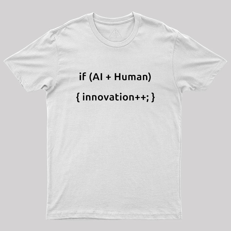 AI And Human Geek T-Shirt