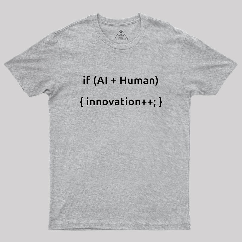 AI And Human Geek T-Shirt