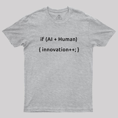 AI And Human Geek T-Shirt