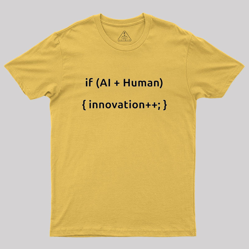 AI And Human Geek T-Shirt