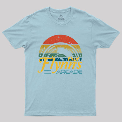 Vintage Sunset Visit Flynn's Arcade T-Shirt