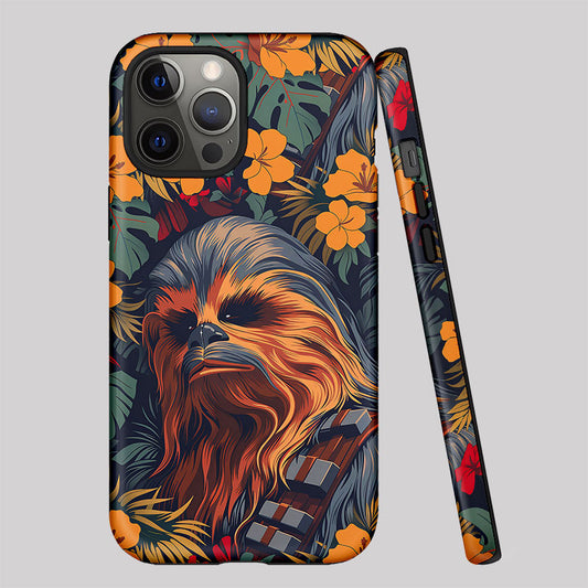 Chewbacca Flowers and Trees From Geek Phone Case