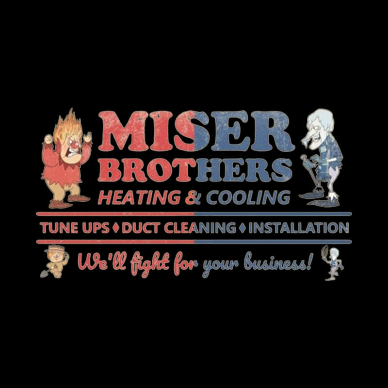 Miser Brothers Heating and Cooling Geek T-Shirt