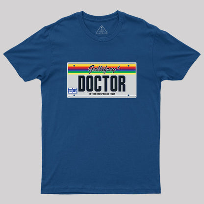 TARDIS and Registration T-Shirt