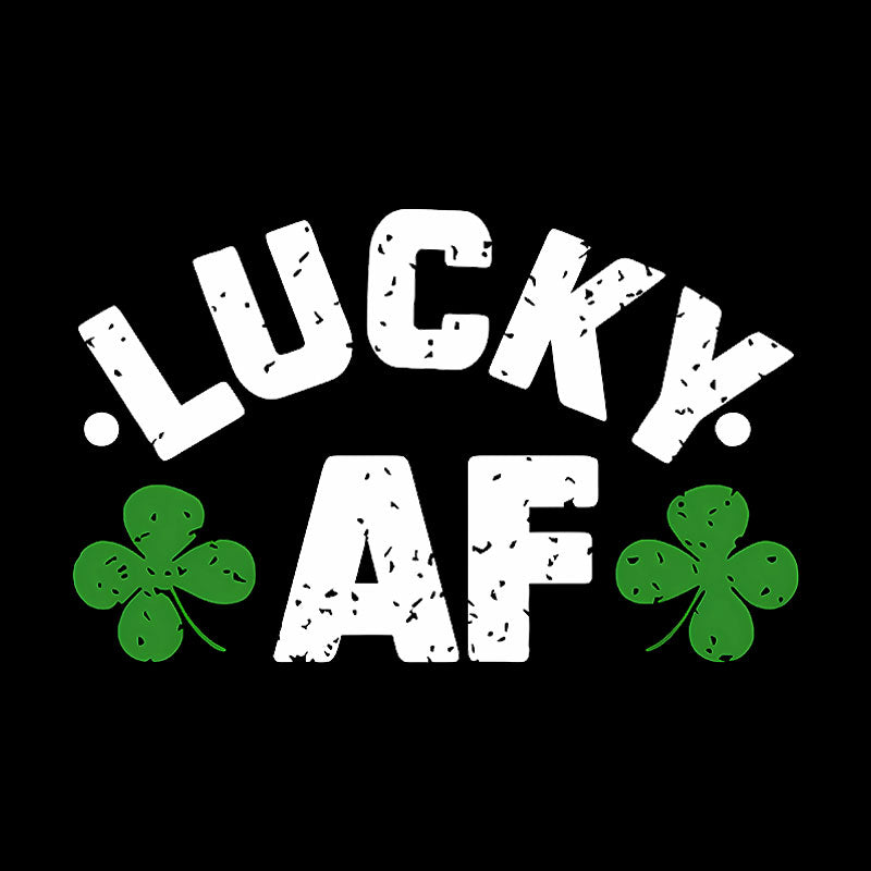 Lucky Af St. Patrick's Day Geek T-Shirt