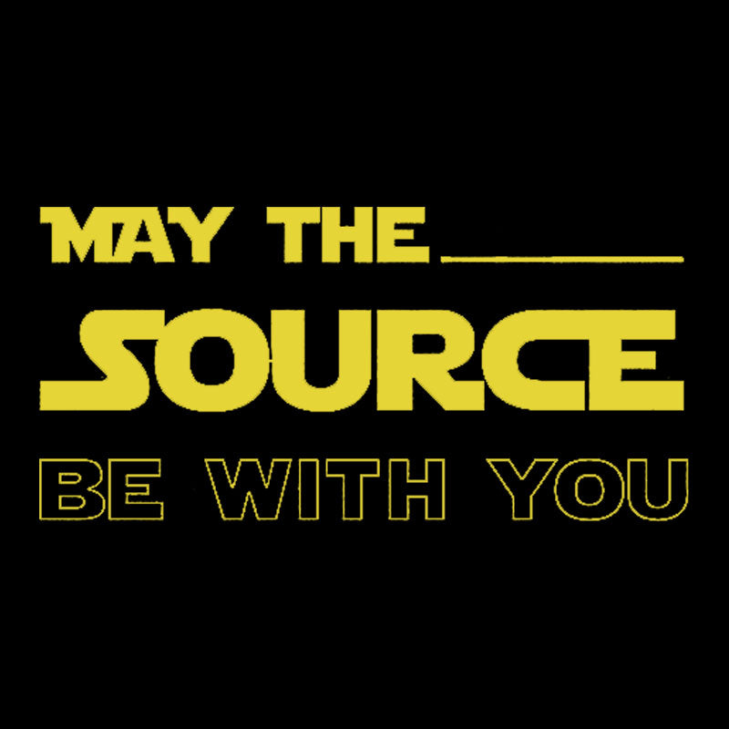 Developer May the Source Be With You Geek T-Shirt