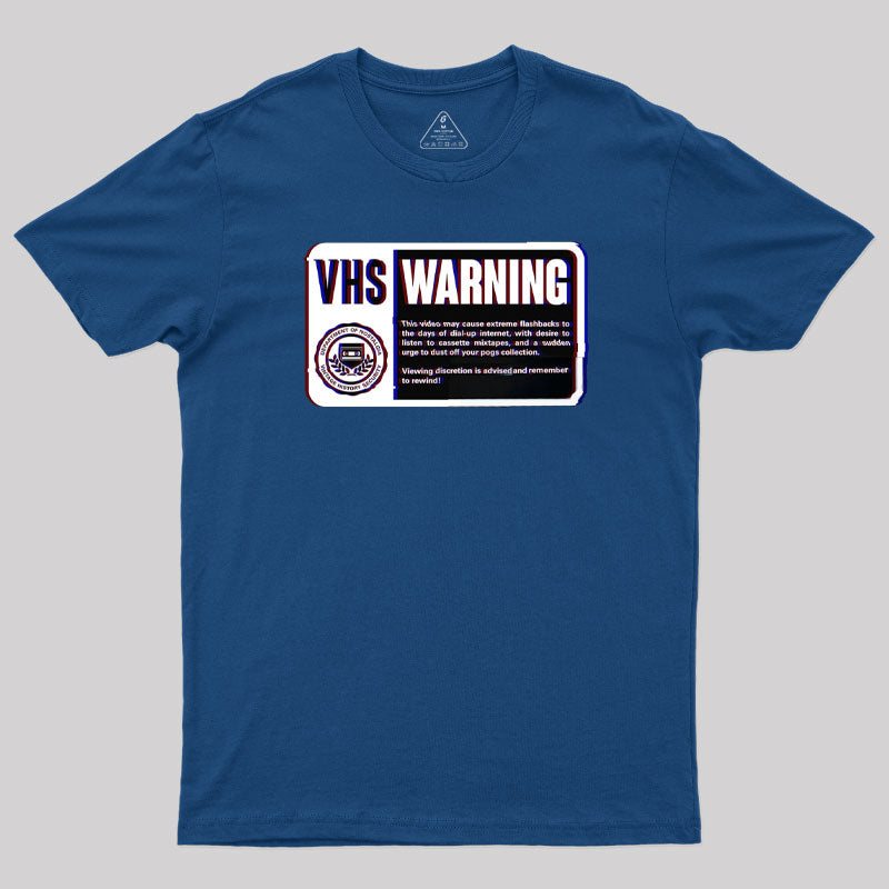 VHS Nostalgia Warning T-Shirt