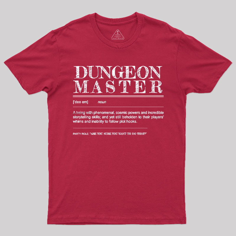 Dungeon Master Definition T-Shirt