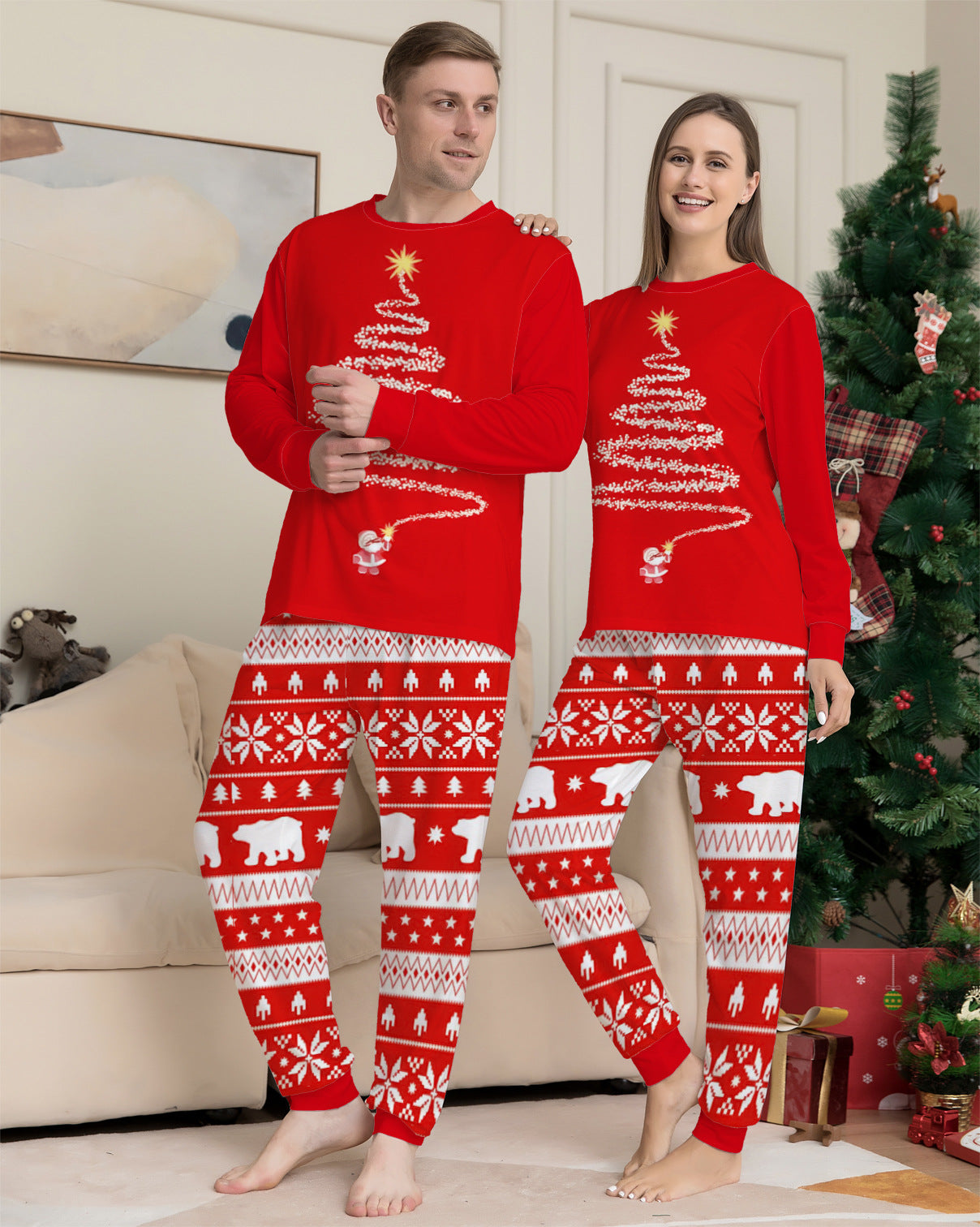 Geeksoutfit Magic Christmas Tree Pajamas Set for Sale online