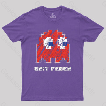 8Bit Fever Geek T-Shirt Purple / S