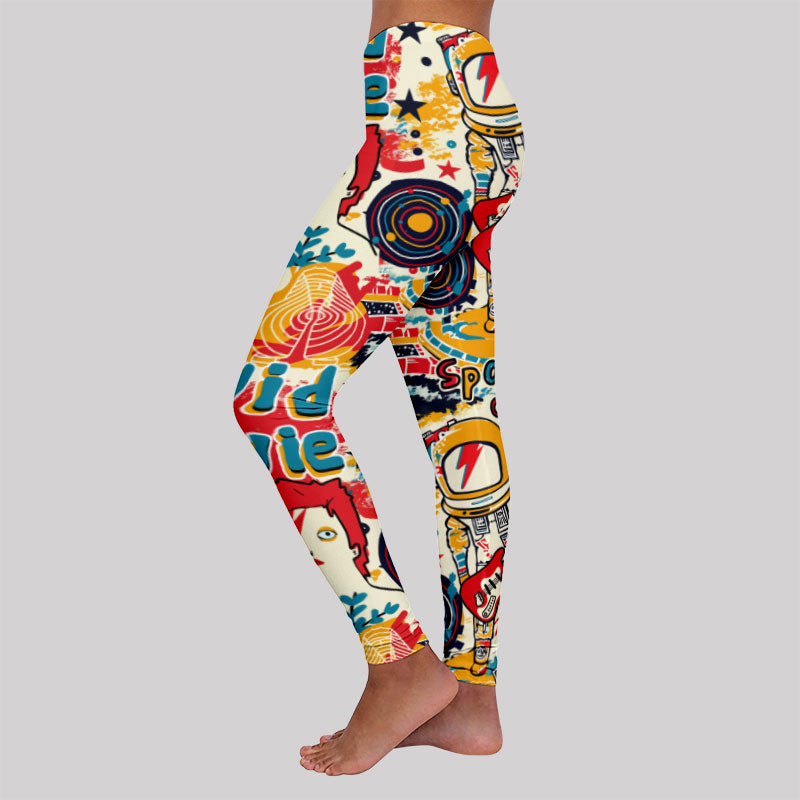 David Bowie Space Oddity Geek Leggings