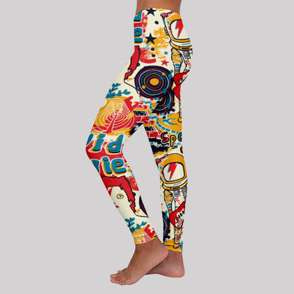 David Bowie Space Oddity Geek Leggings