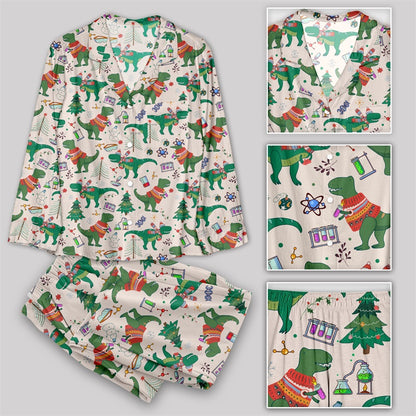 Christmas Science & Dinosaur Pajamas Set