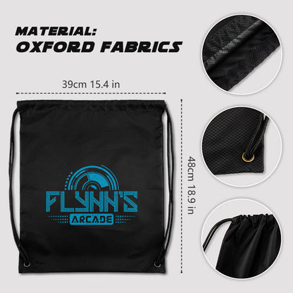 Flynn's Arcade Est 1982 Drawstring Cinch Bag