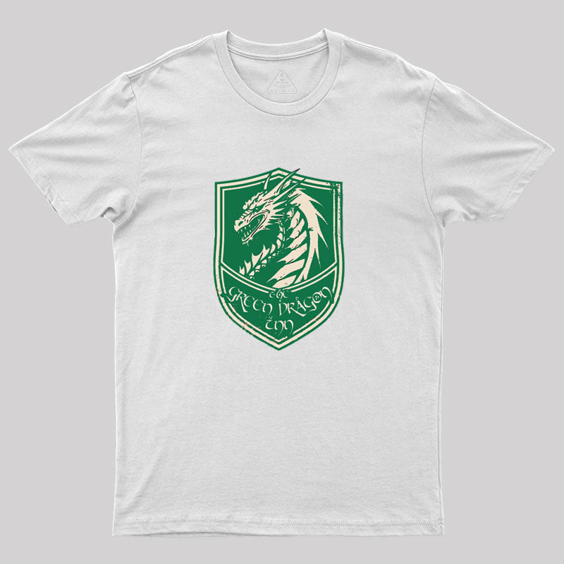 The Green Dragon Inn - Shield Logo Geek T-Shirt