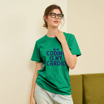 Coding Is My Cardio Geek T-Shirt