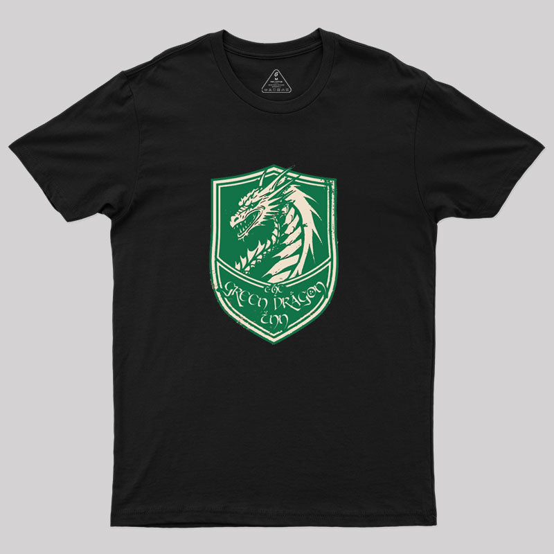 The Green Dragon Inn - Shield Logo Geek T-Shirt