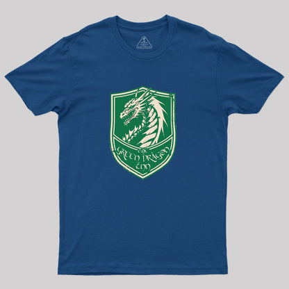 The Green Dragon Inn - Shield Logo Geek T-Shirt