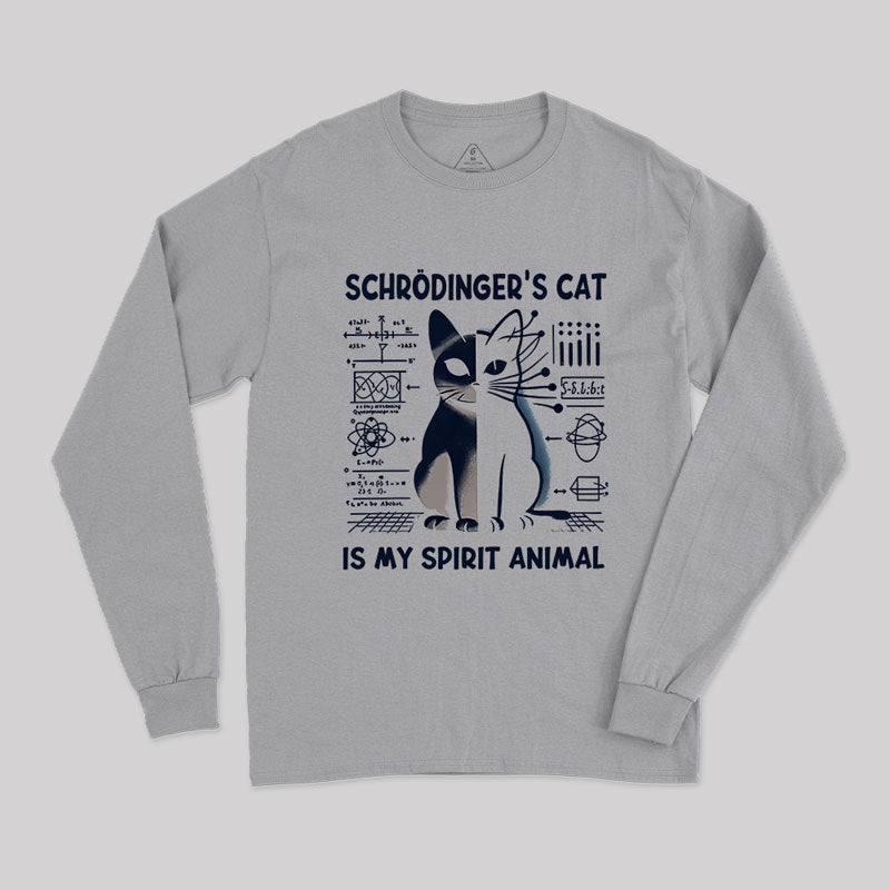 Schrodinger's §³at Science Nerd Long Sleeve T-Shirt