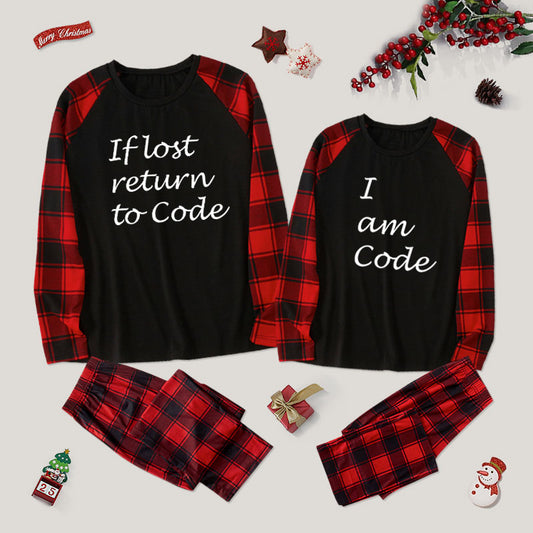 If Lost Return to Code Couple Pajama Sets