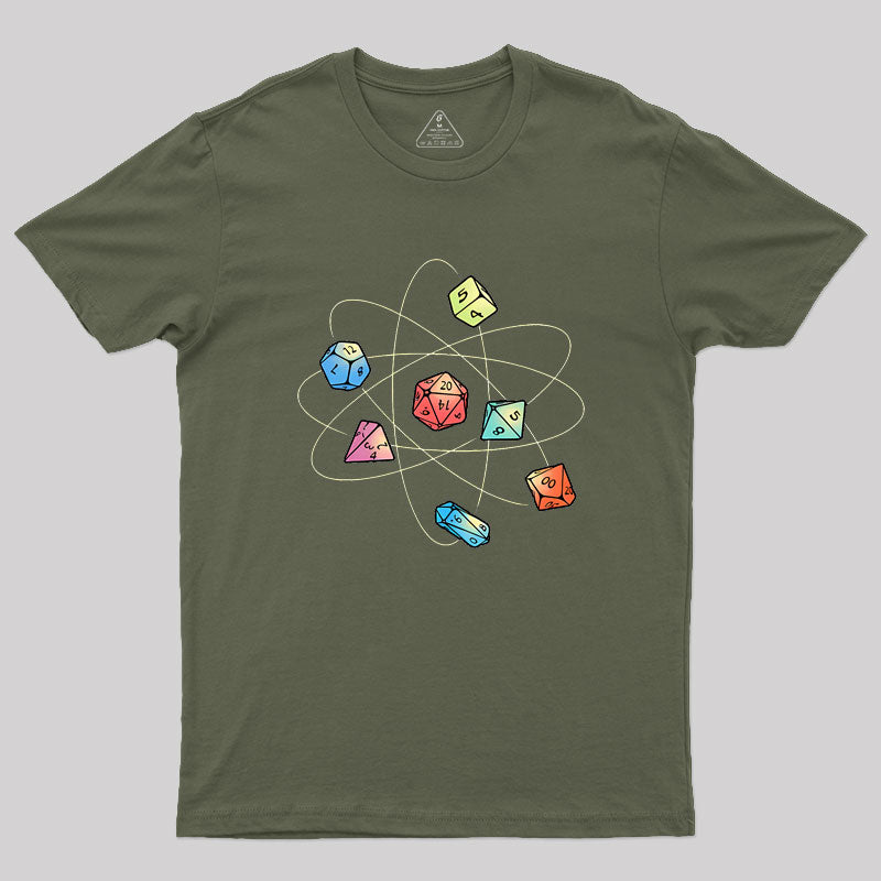 Dice Atom Geek T-Shirt