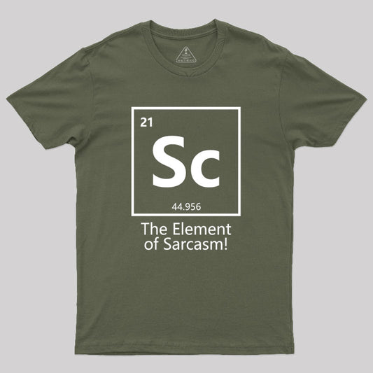 The Element of Sarcasm Geek T-Shirt